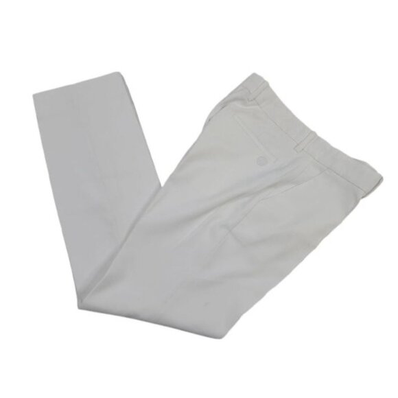 Tory Burch Sport Tech Twill Golf Pants Snow White NWT Size 6 - Picture 1 of 12